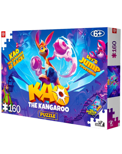 Kao The Kangaroo - Kao is Back Puzzle 160 pièces