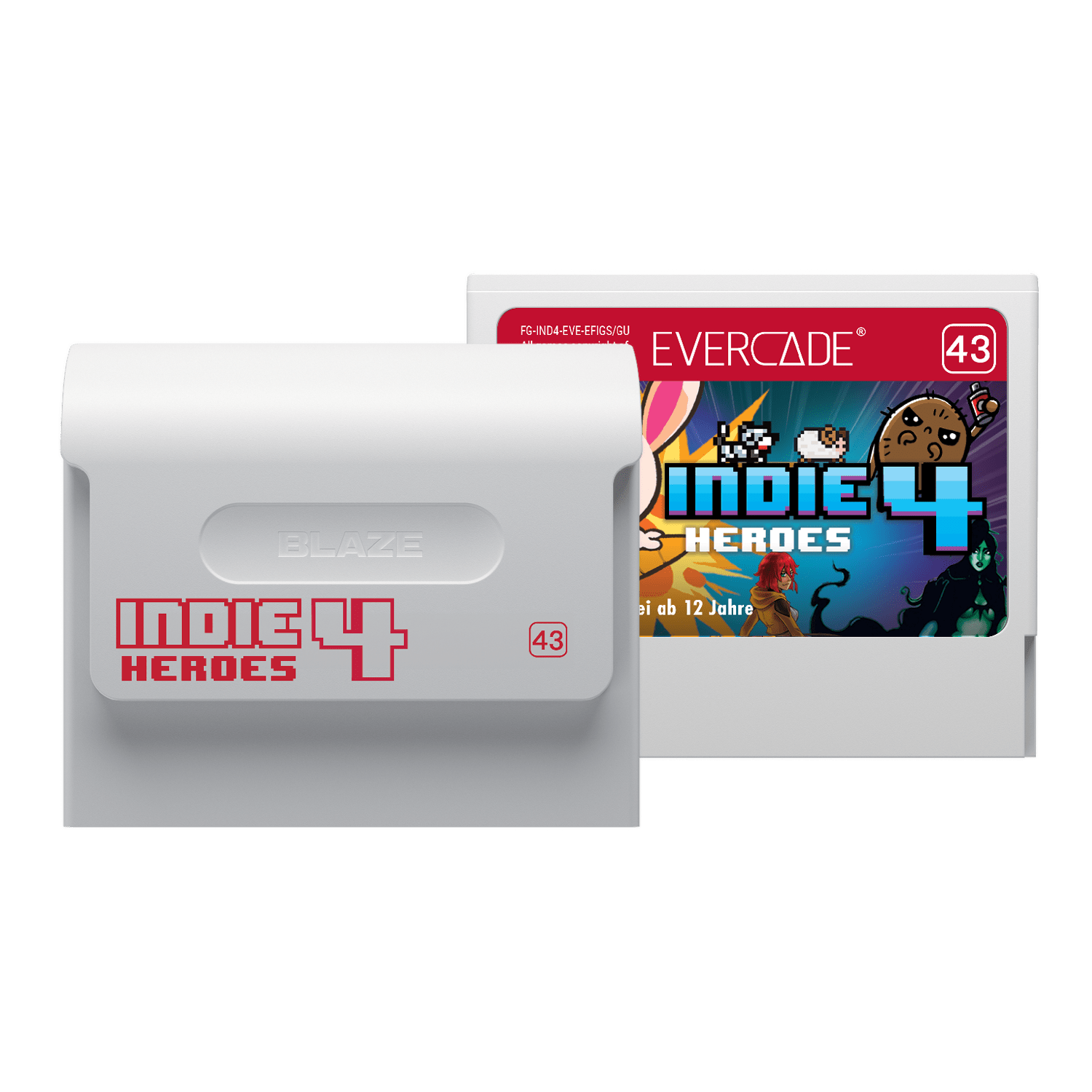 Blaze Evercade - Indie Heroes 4 - Cartouche n° 43 - Jeux Rétro - Evercade - Shop Just for Games