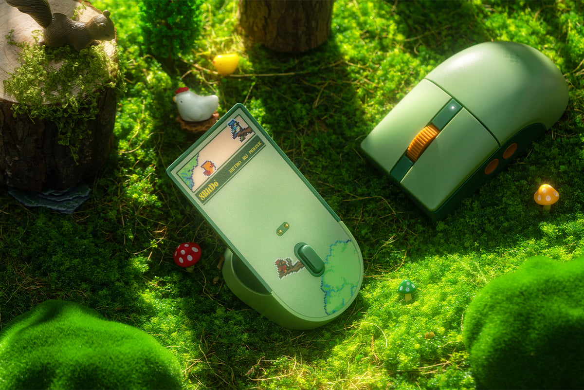 8Bitdo Retro R8 Souris sans fil Forest Wonder