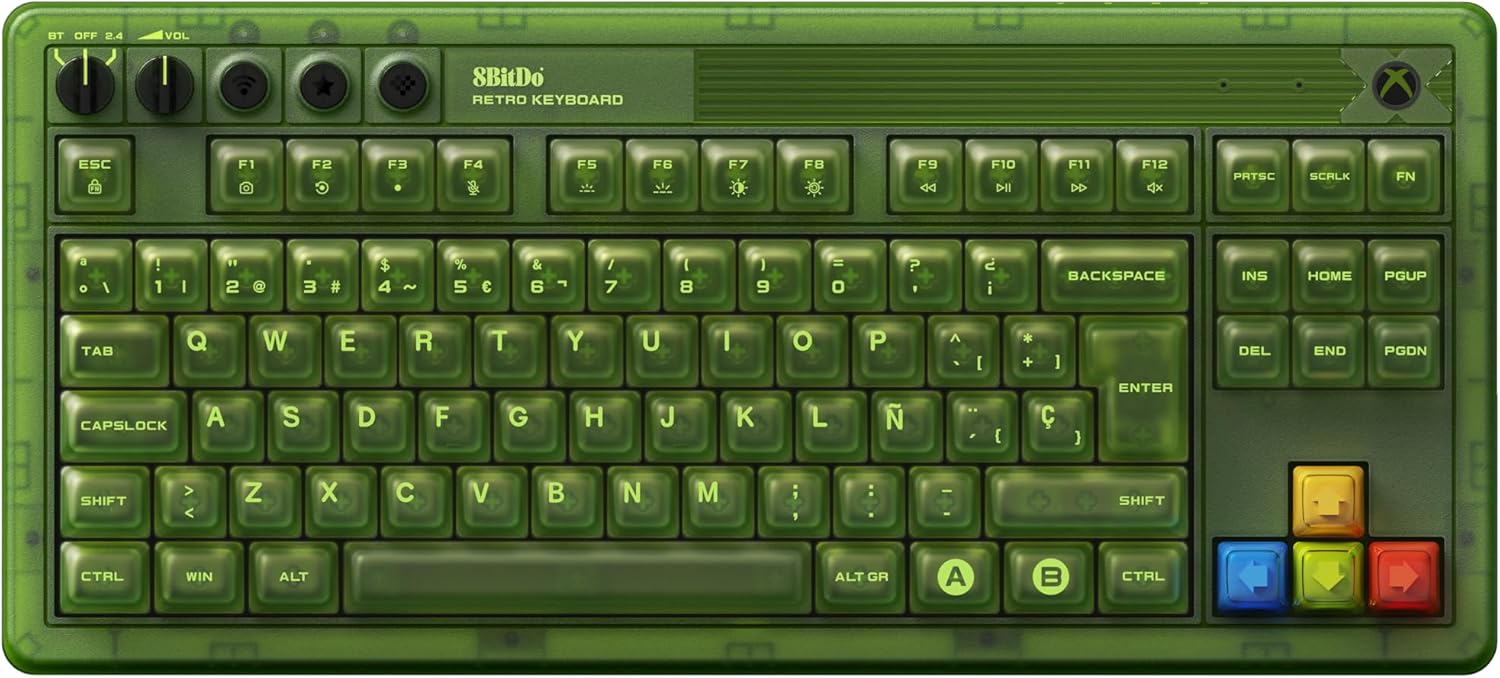 8BitDo Retro Mechanical Azerty Keyboard Xbox Edition