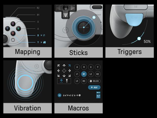 8BitDo PRO 2 Gamepad Hall Effect - G Classic New Edition - Manettes - 8Bitdo - Shop Just for Games