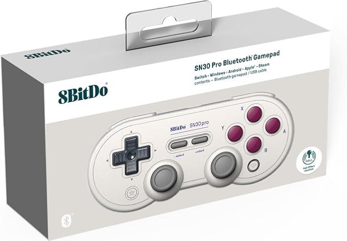 8BitDo SN30 Pro Gamepad Hall Effect Classic - Manettes - 8Bitdo - Shop Just for Games