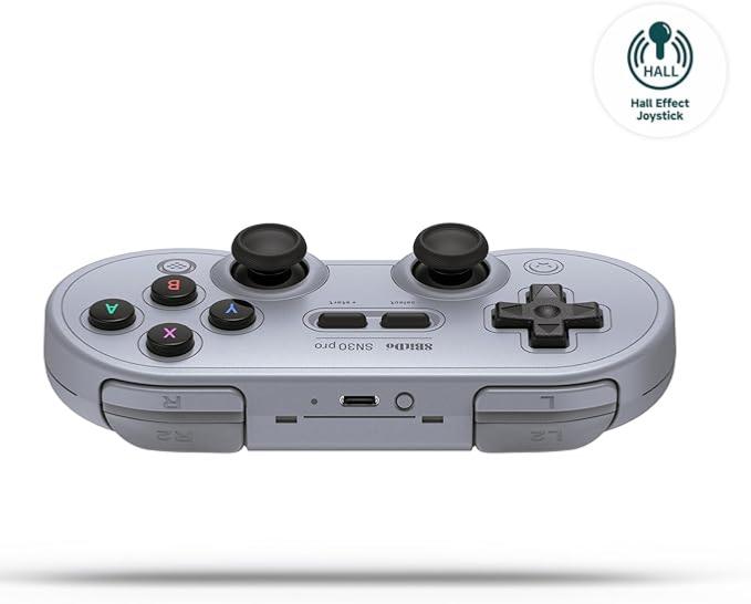8BitDo SN30 Pro Gamepad Hall Effect Gray - Manettes - 8Bitdo - Shop Just for Games