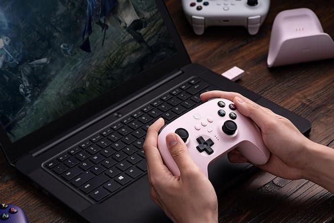 8BitDo Ultimate 2.4G Wireless HALL EFFECT - Pink Edition - Manettes - 8Bitdo - Shop Just for Games