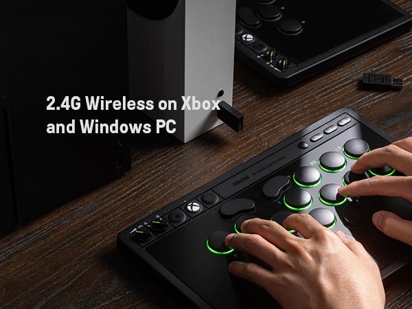 8Bitdo Arcade Controller 2.4G/USB pour Xbox Series X/S, Xbox One et Windows - Edition Noire - Manettes - 8Bitdo - Shop Just for Games