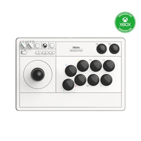 8Bitdo Arcade Stick 2.4G/USB pour Xbox Series X/S, Xbox One et Windows - Edition Blanche - Manettes - 8Bitdo - Shop Just for Games