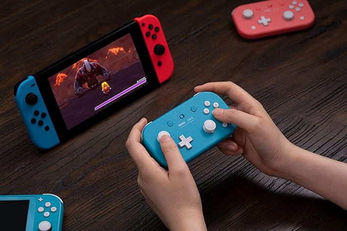 8BitDo Lite 2 Turquoise Manette Bluetooth pour Switch, Android, Raspberry Pi - Manettes - 8Bitdo - Shop Just for Games