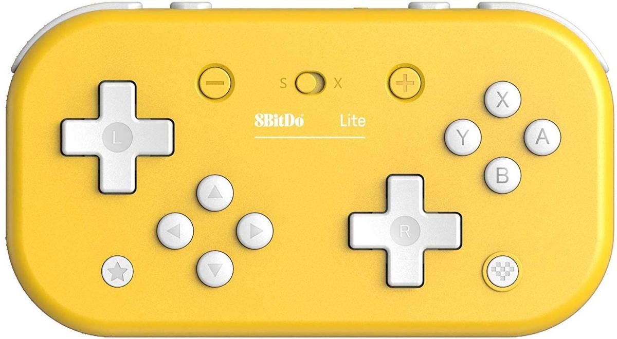 8BitDo Lite Jaune Manette Bluetooth pour Switch Lite, Switch et Windows - Manettes - 8Bitdo - Shop Just for Games