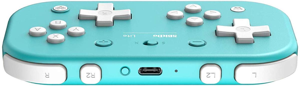 8BitDo Lite Turquoise Manette Bluetooth pour Switch Lite, Switch et Windows - Manettes - 8Bitdo - Shop Just for Games