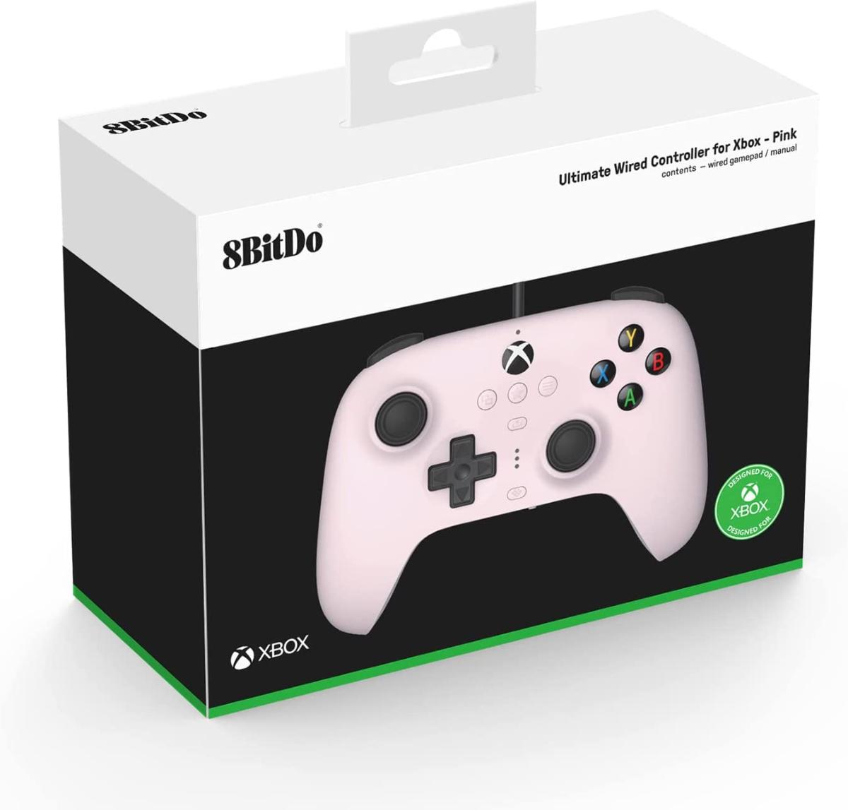 8Bitdo manette filaire Ultimate pour Xbox Series X, Xbox Series S, Xbox One, Windows 10/ 11 - Rose - Manettes - 8Bitdo - Shop Just for Games