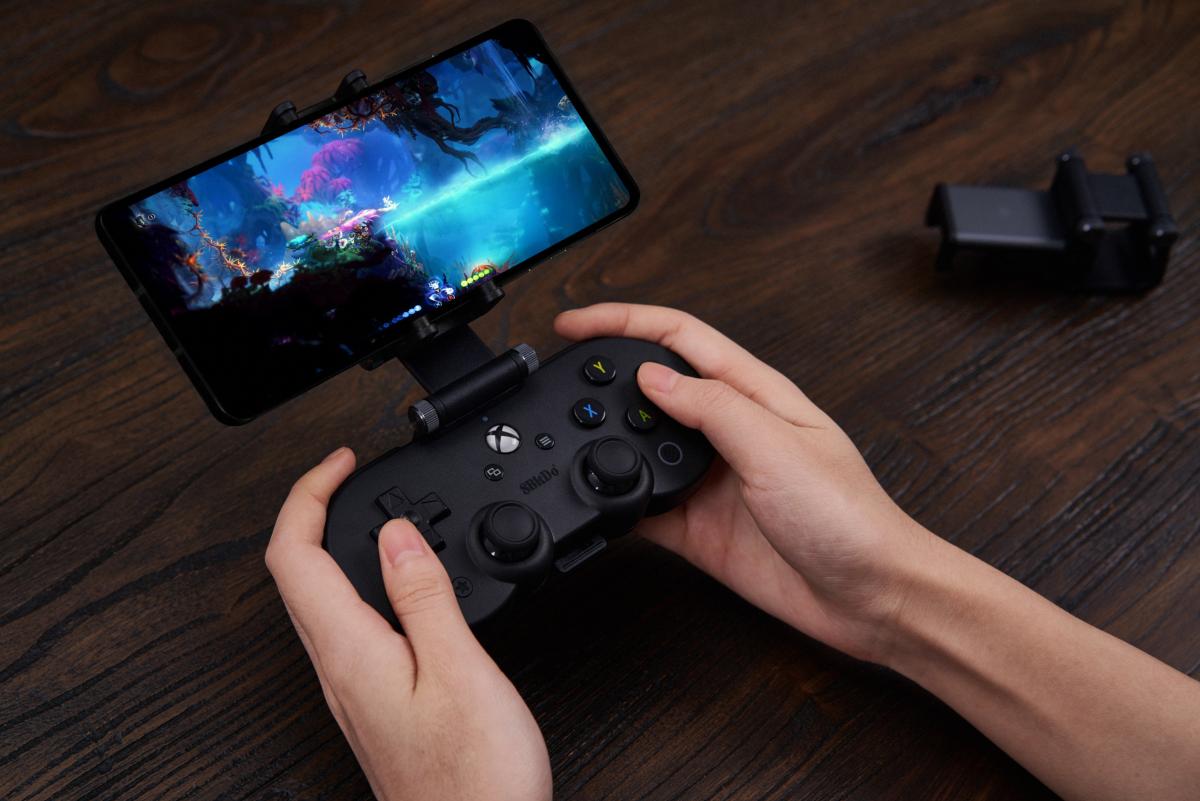 8bitdo Manette SN30 Pro Xbox Cloud Gaming sous Android Clip Inclus - Manettes - 8Bitdo - Shop Just for Games
