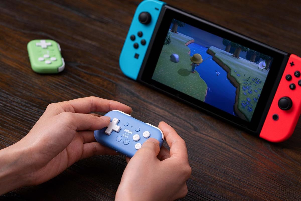 8bitdo Mini - manette bluetooth bleue pour Nintendo Switch & Raspberry Pi - Manettes - 8Bitdo - Shop Just for Games