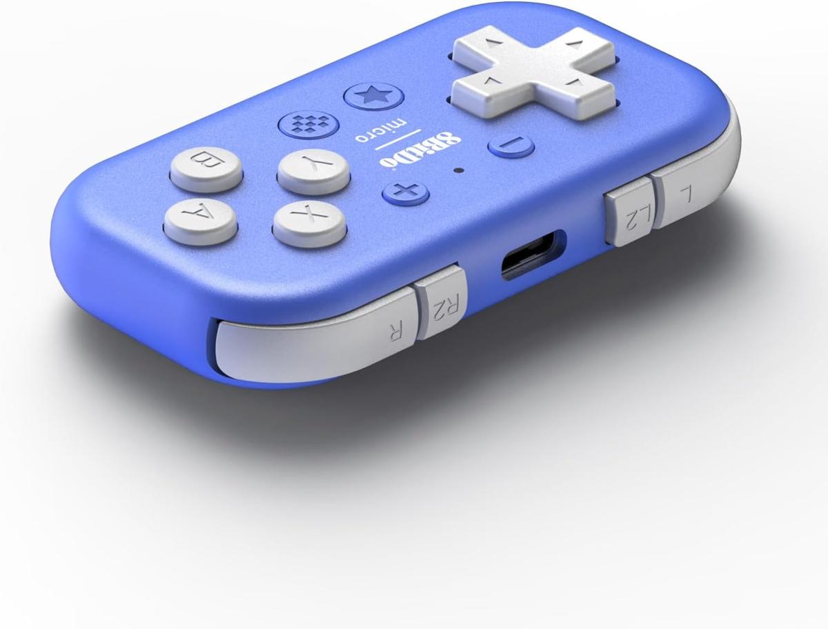 8bitdo Mini - manette bluetooth bleue pour Nintendo Switch & Raspberry Pi - Manettes - 8Bitdo - Shop Just for Games