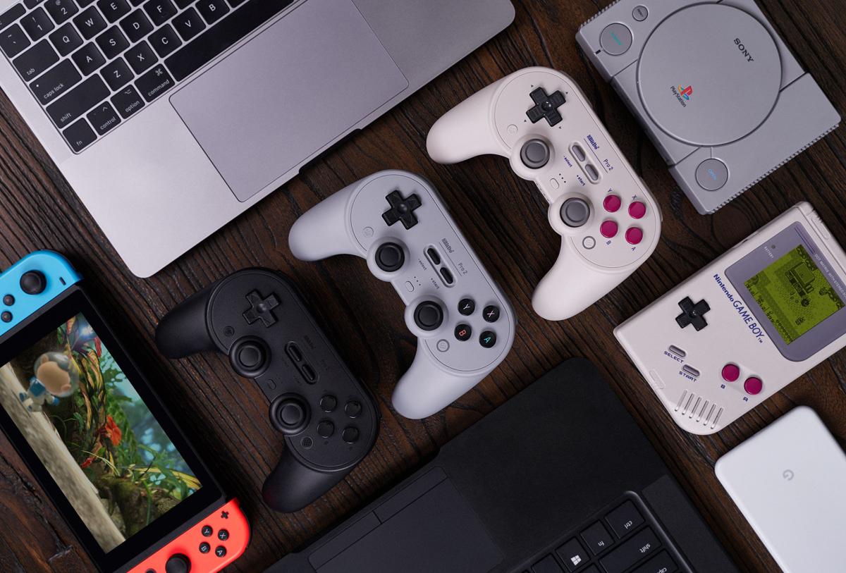 8bitdo Pro 2 Manette sans Fil Bluetooth - Gray Edition - Manettes - 8Bitdo - Shop Just for Games