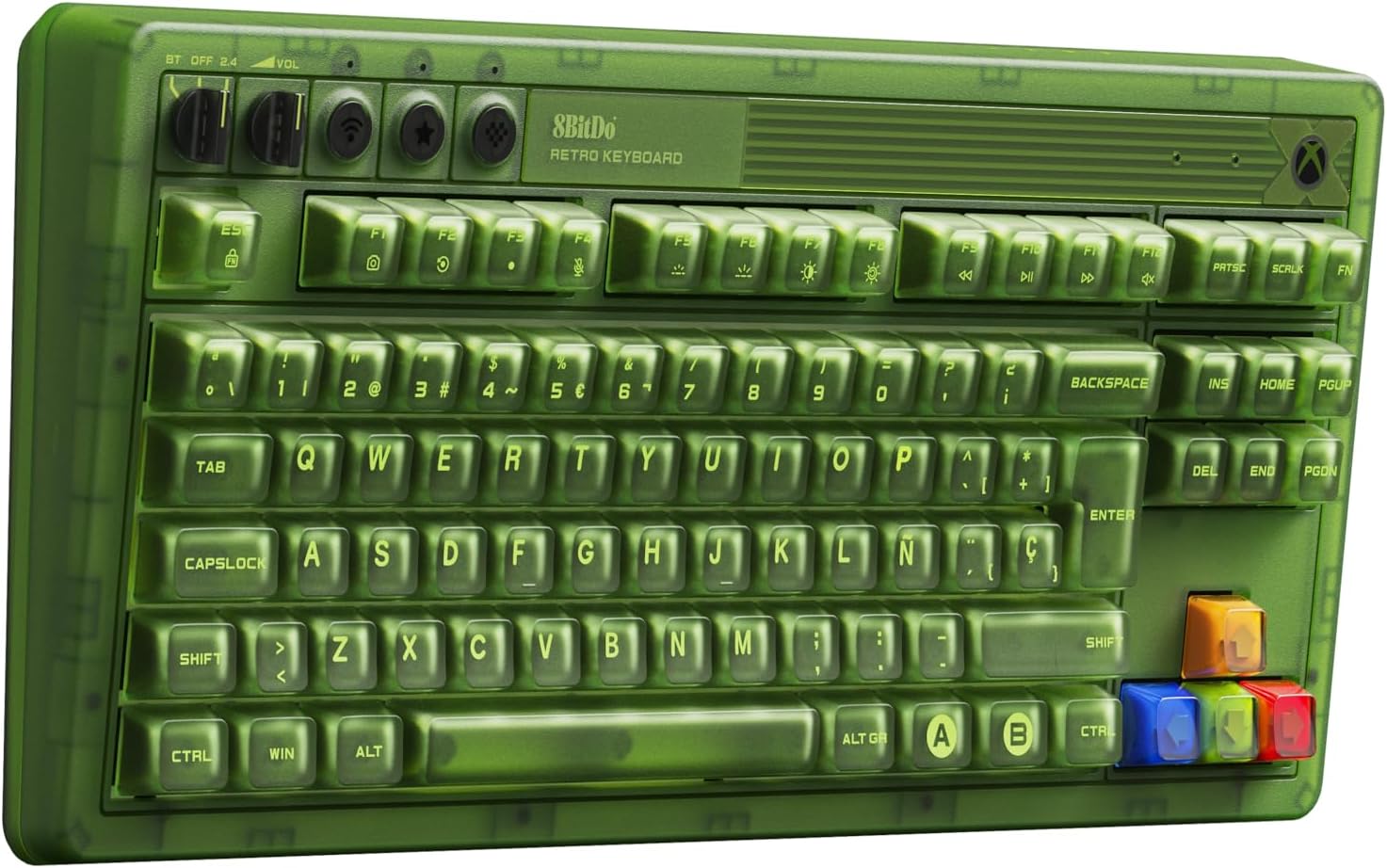 8BitDo Retro Mechanical Azerty Keyboard Xbox Edition - Claviers - 8Bitdo - Shop Just for Games