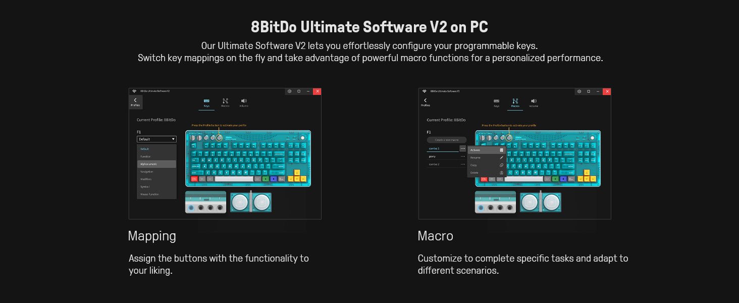 8BitDo Retro Mechanical Keyboard Clear Blue Edition (Clavier Qwerty 87 touches - DISPOSITION ANSI / ANSI LAYOUT) - Manettes - 8Bitdo - Shop Just for Games