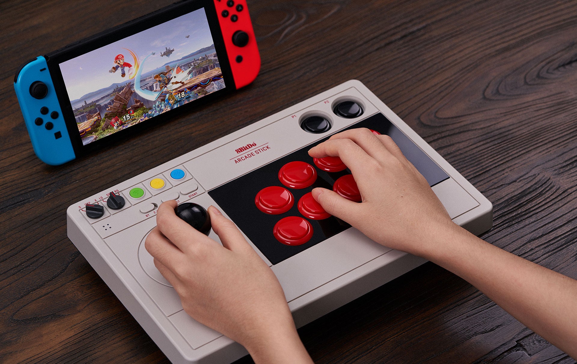 8Bitdo Arcade Stick TRUXTON Steam Bundle (Stick compatible Switch & PC) - Manettes - 8Bitdo - Shop Just for Games