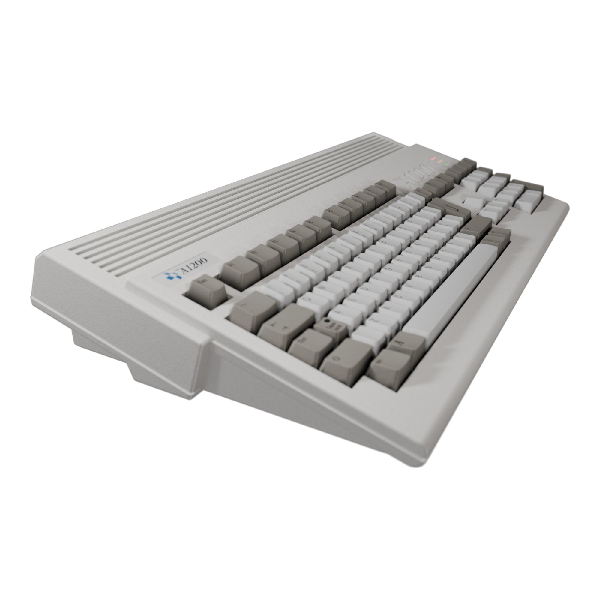 The A 1200 - Amiga 1200 +25 Jeux - Clavier Full Size, Souris et Manette inclus