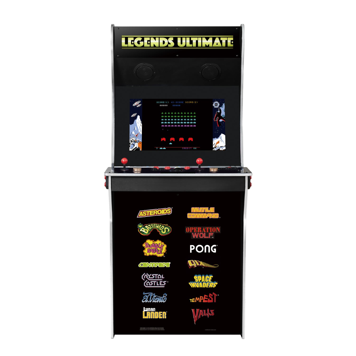 Borne d'Arcade Legends Ultimate 300 Jeux - Nouvelle version HA8802C - Borne arcade - AtGames - Shop Just for Games