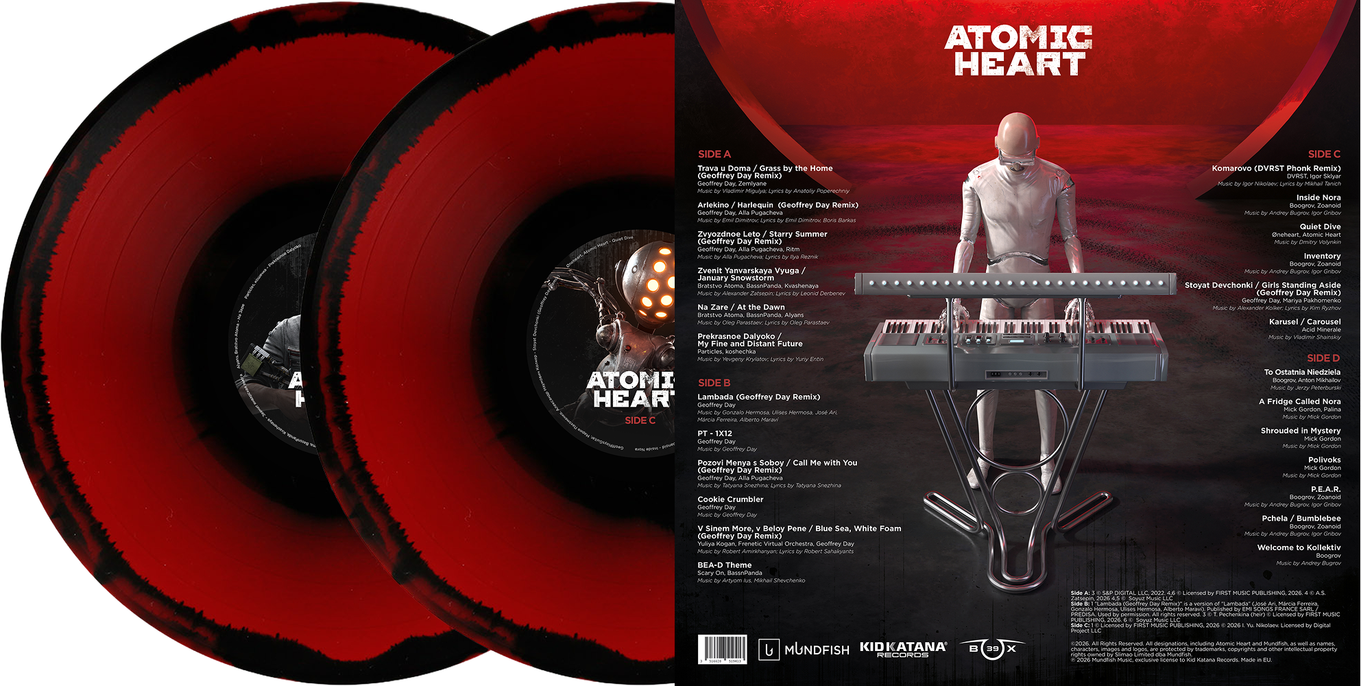 Atomic Heart Original Game Soundtrack Vinyle 2LP