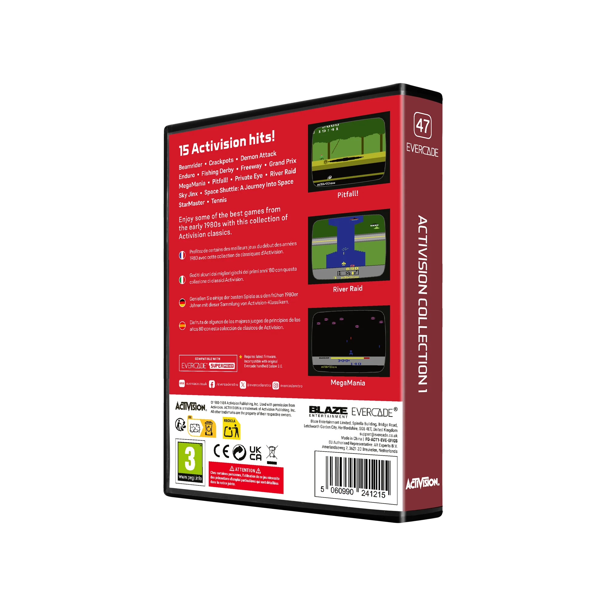 Blaze Evercade - Activision Collection 1 - Cartouche n°47