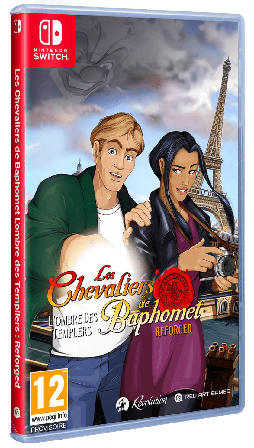 Les Chevaliers de Baphomet - L'ombre des templiers : Reforged Switch - Jeux Vidéo Physique - Red Art Games - Shop Just for Games