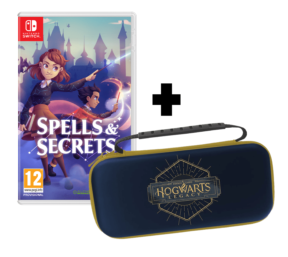 Pack Jeu Spells and Secrets + Housse Switch Hogwarts Legacy - Jeux Vidéo Physique - Shop Just for Games - Shop Just for Games