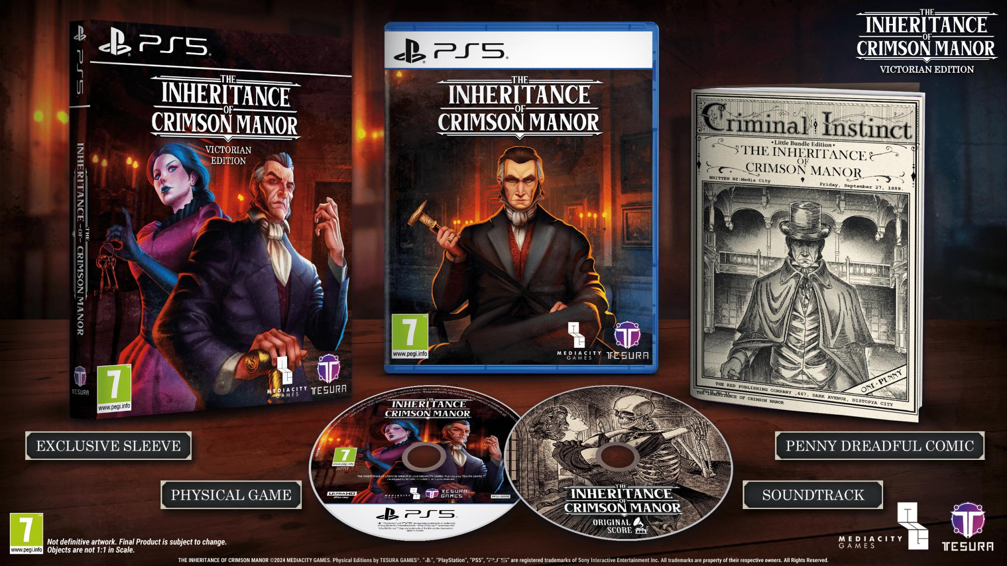 The Inheritance of Crimson Manor - Victorian Edition PS5 - Jeux Vidéo Physique - TESURA - Shop Just for Games