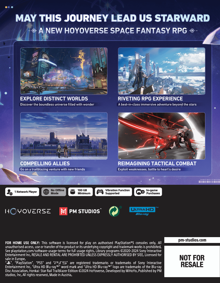 Honkai Star Rail Trailblazer Edition PS5 - Jeux Vidéo Physique - PM Studios - Shop Just for Games