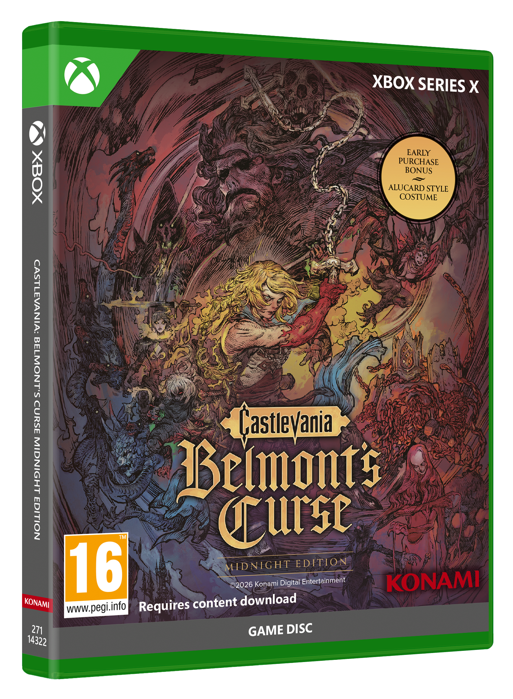 Castlevania Belmont’s Curse Midnight Edition Xbox Series X