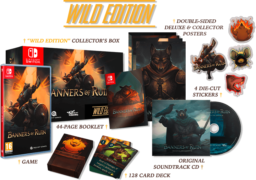 Banners of Ruin Wild Edition Nintendo Switch - Jeux Vidéo Physique - Red Art Games - Shop Just for Games
