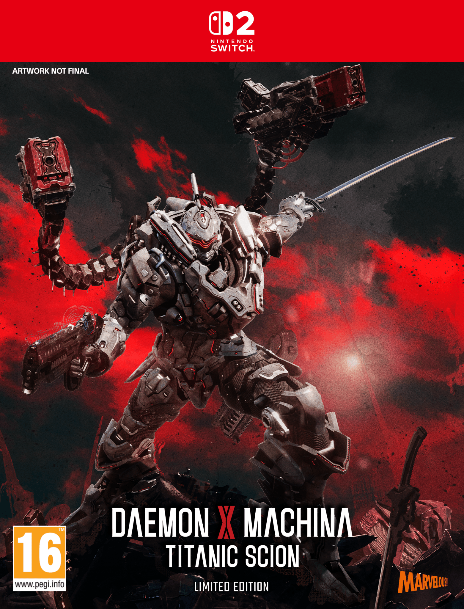 Daemon X Machina Titanic Scion Limited Edition Switch 2 - Jeux Vidéo Physique - MARVELOUS - Shop Just for Games