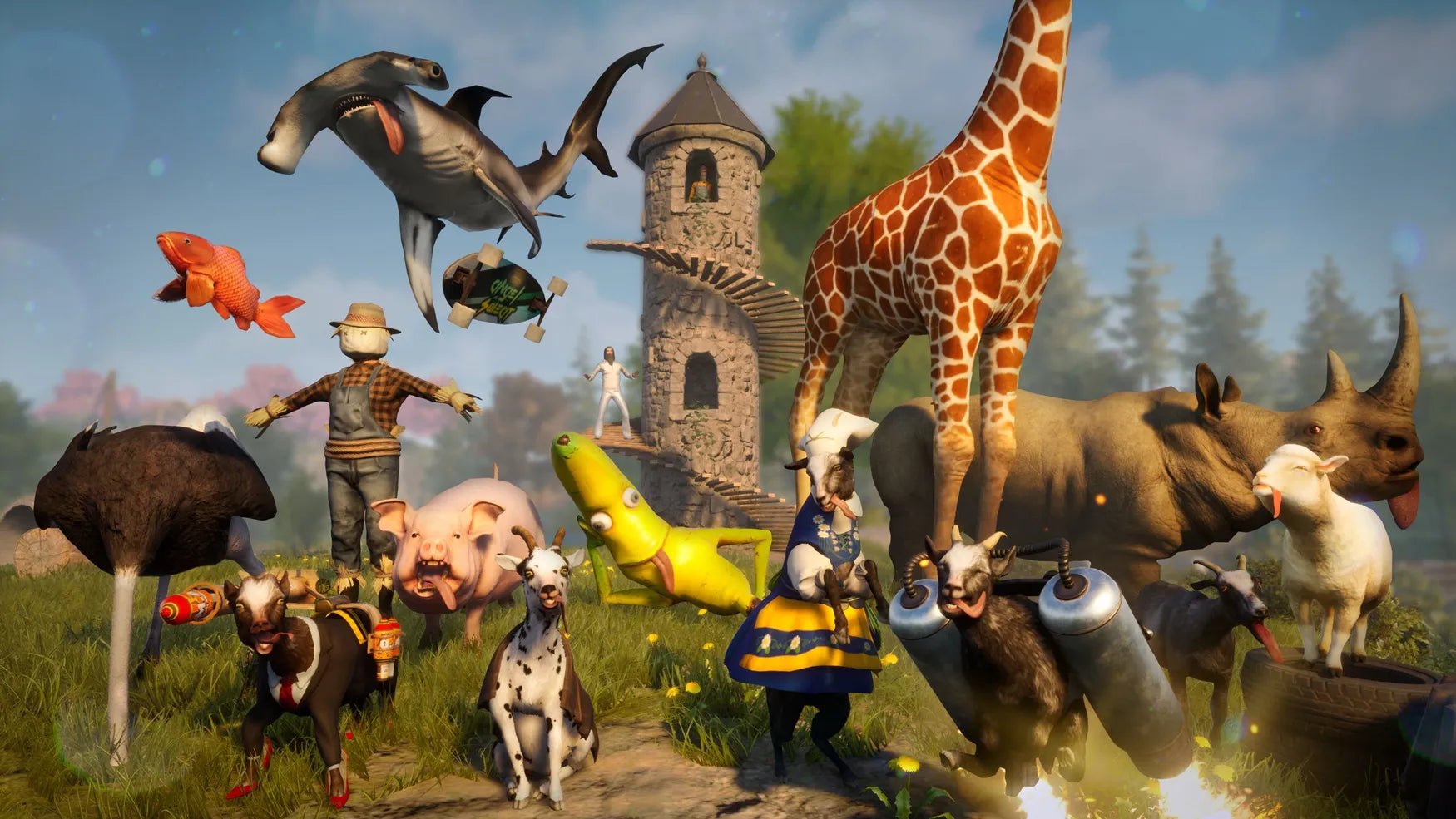 Goat Simulator 3 Goat in a Box Edition PS5 - Jeux Vidéo Physique - Deep Silver - Shop Just for Games