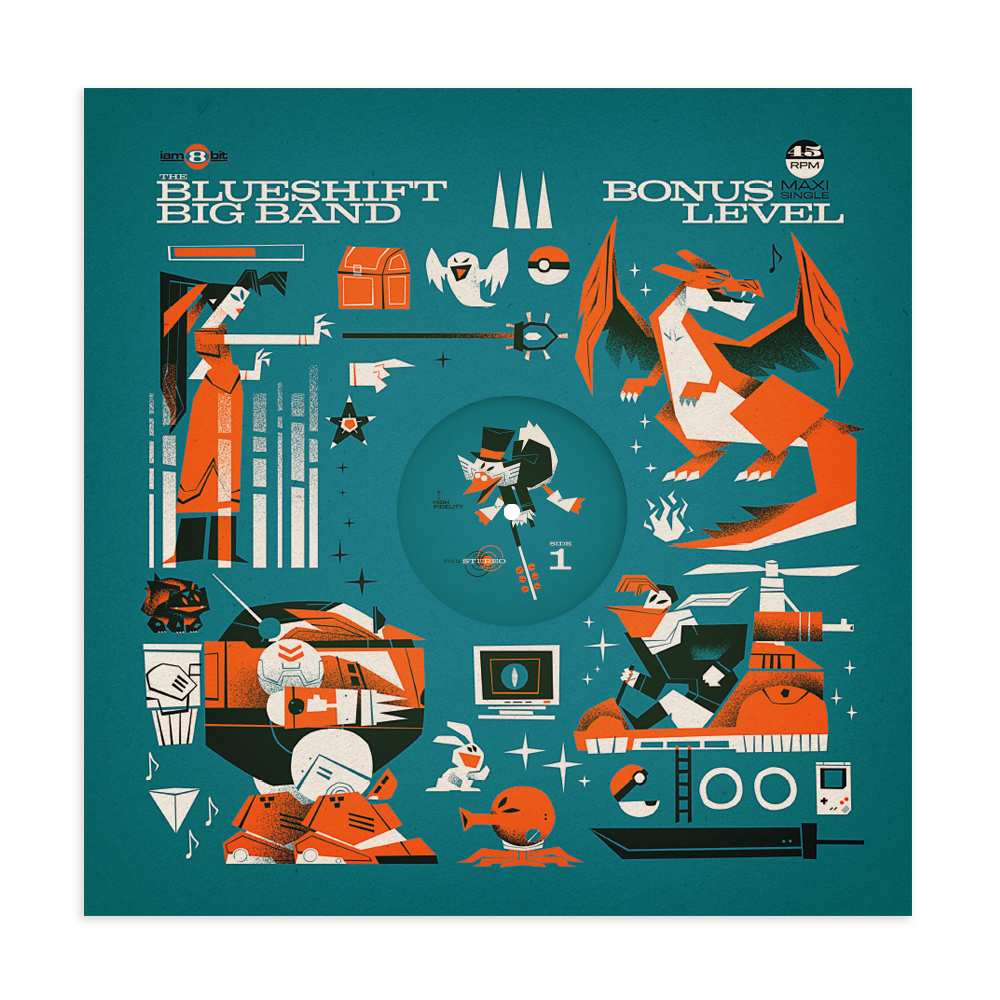 Joystick Jazz: The Blueshift Big Band Plays Iconic Video Game Hits (BONUS LEVEL) Vinyle 1LP