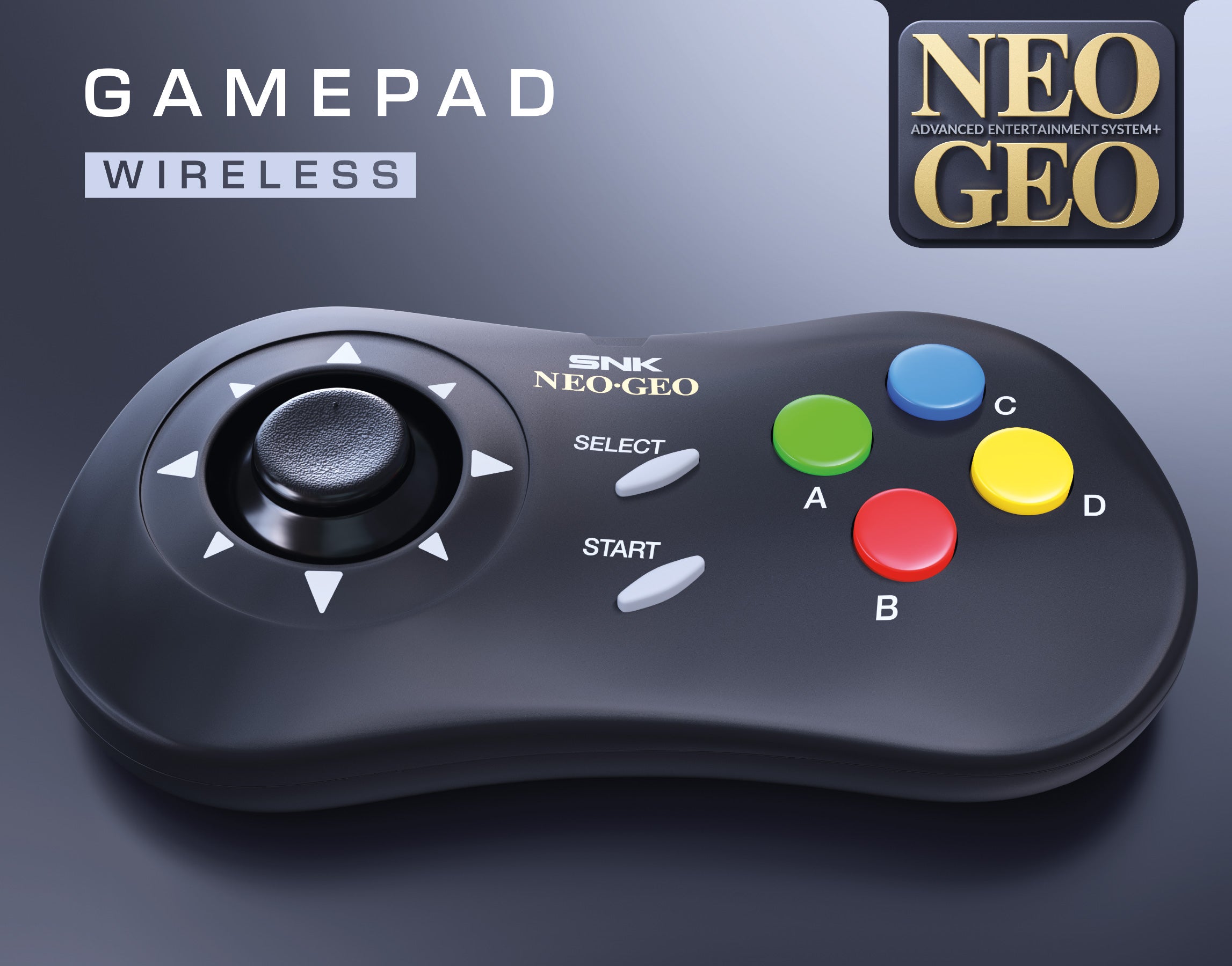 NEO GEO AES+ Game Pad Sans Fil noir