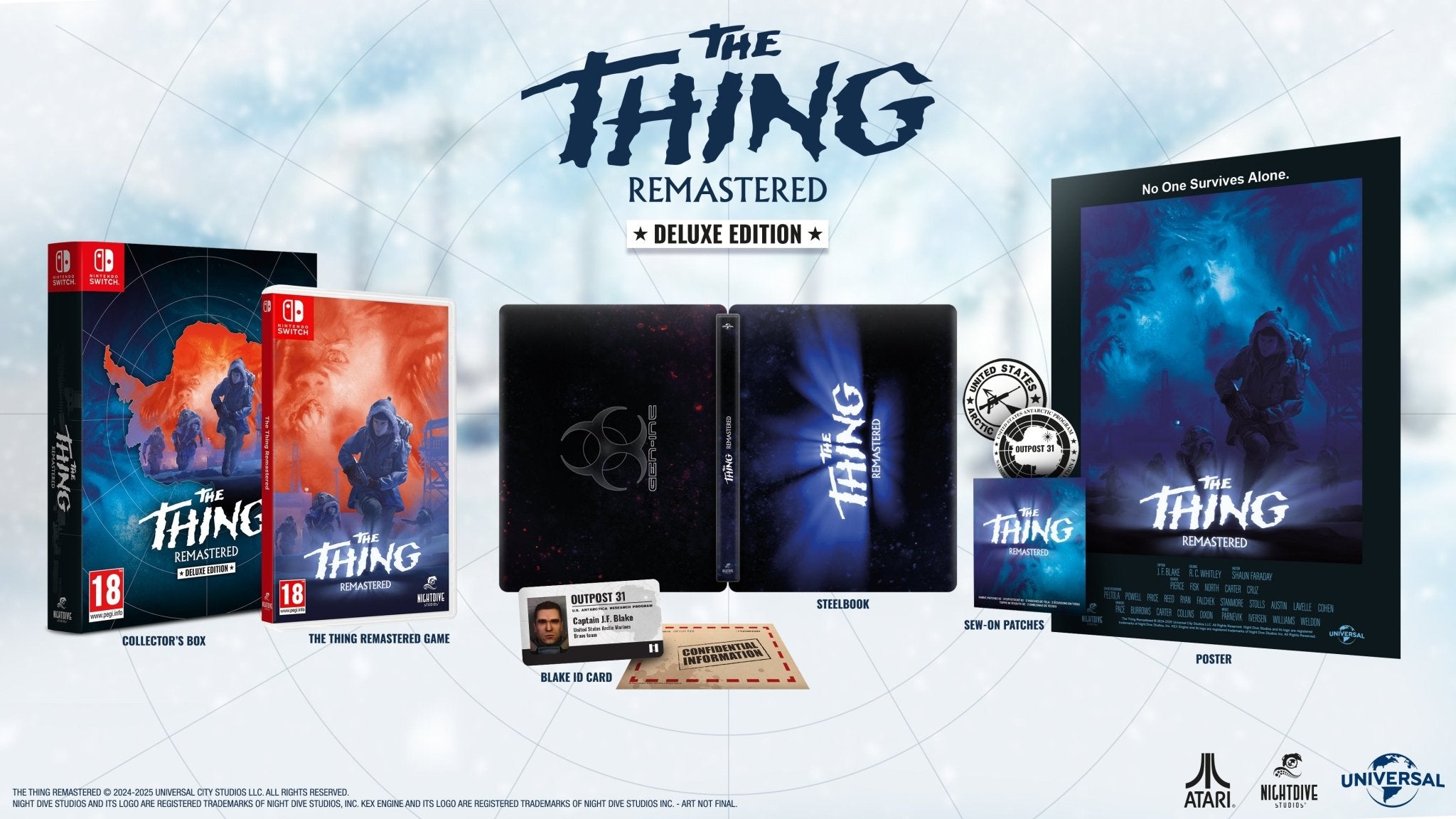 The Thing Remastered Deluxe Edition Nintendo Switch - Jeux Vidéo Physique - Atari - Shop Just for Games