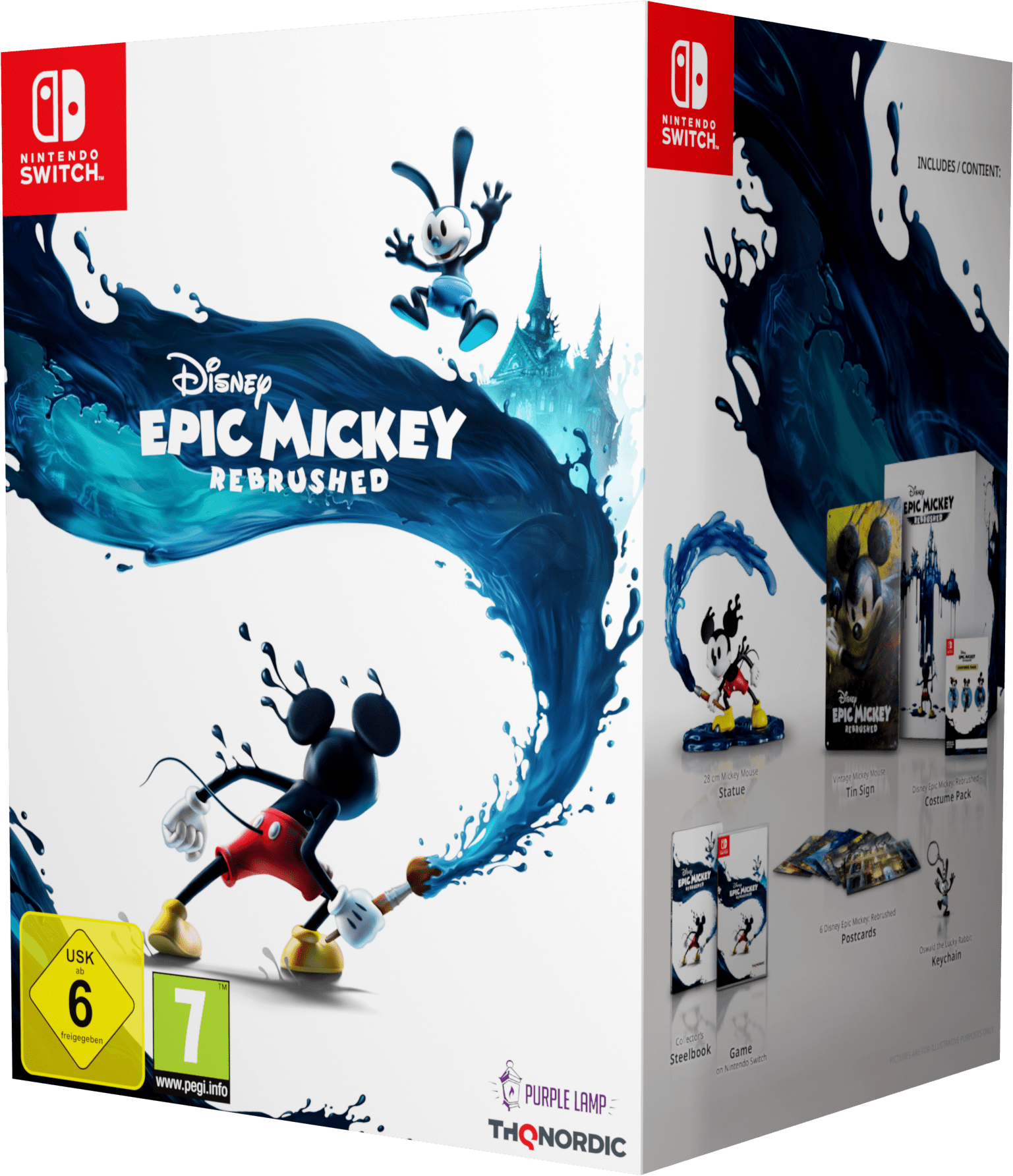 Disney Epic Mickey Rebrushed Collector's Edition Nintendo Switch - Jeux Vidéo Physique - THQ NORDIC GAMES - Shop Just for Games