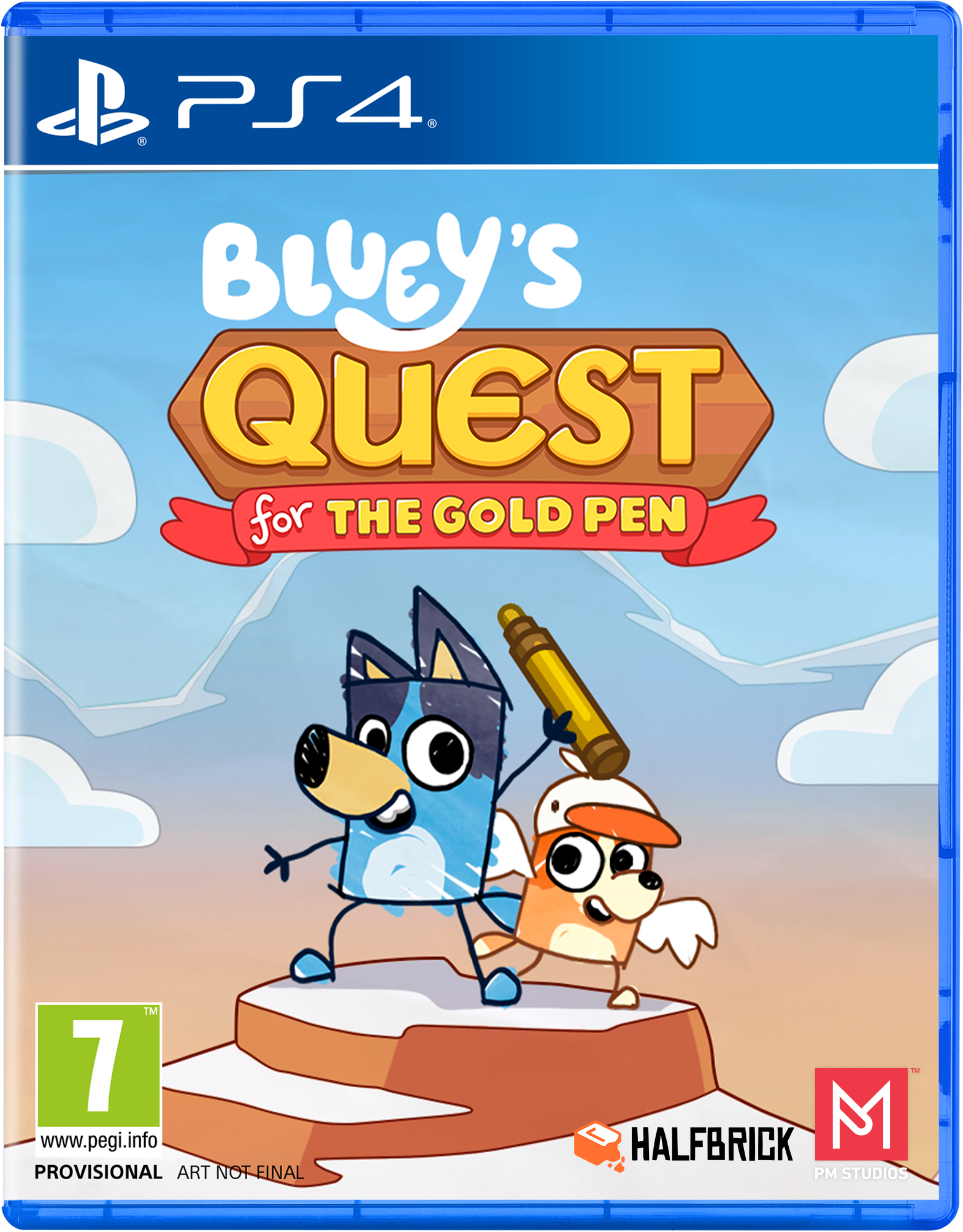 Bluey's Quest for the Gold Pen PS4