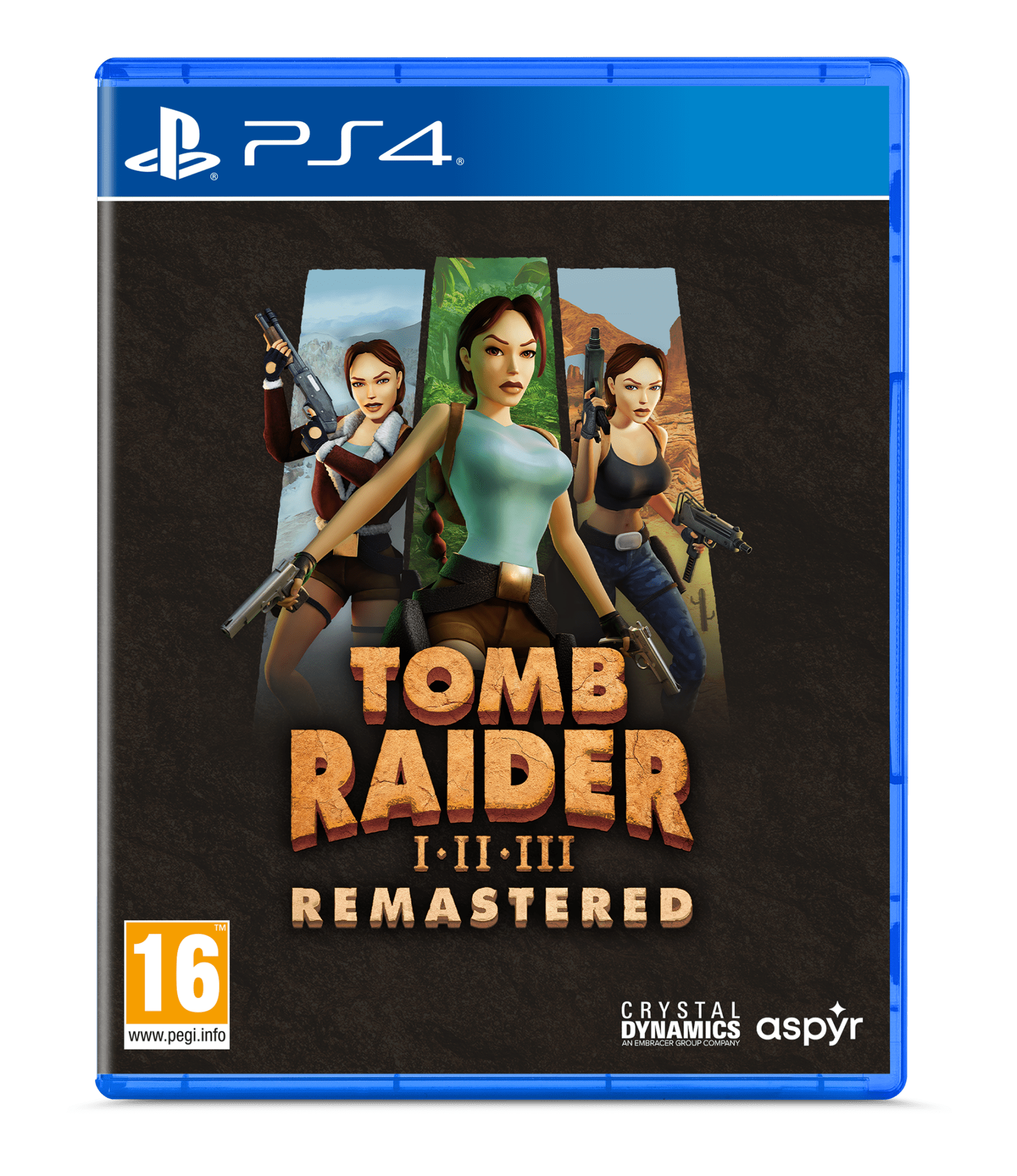 Tomb Raider I - III Remastered Starring Lara Croft PS4 - Jeux Vidéo Physique - Aspyr - Shop Just for Games