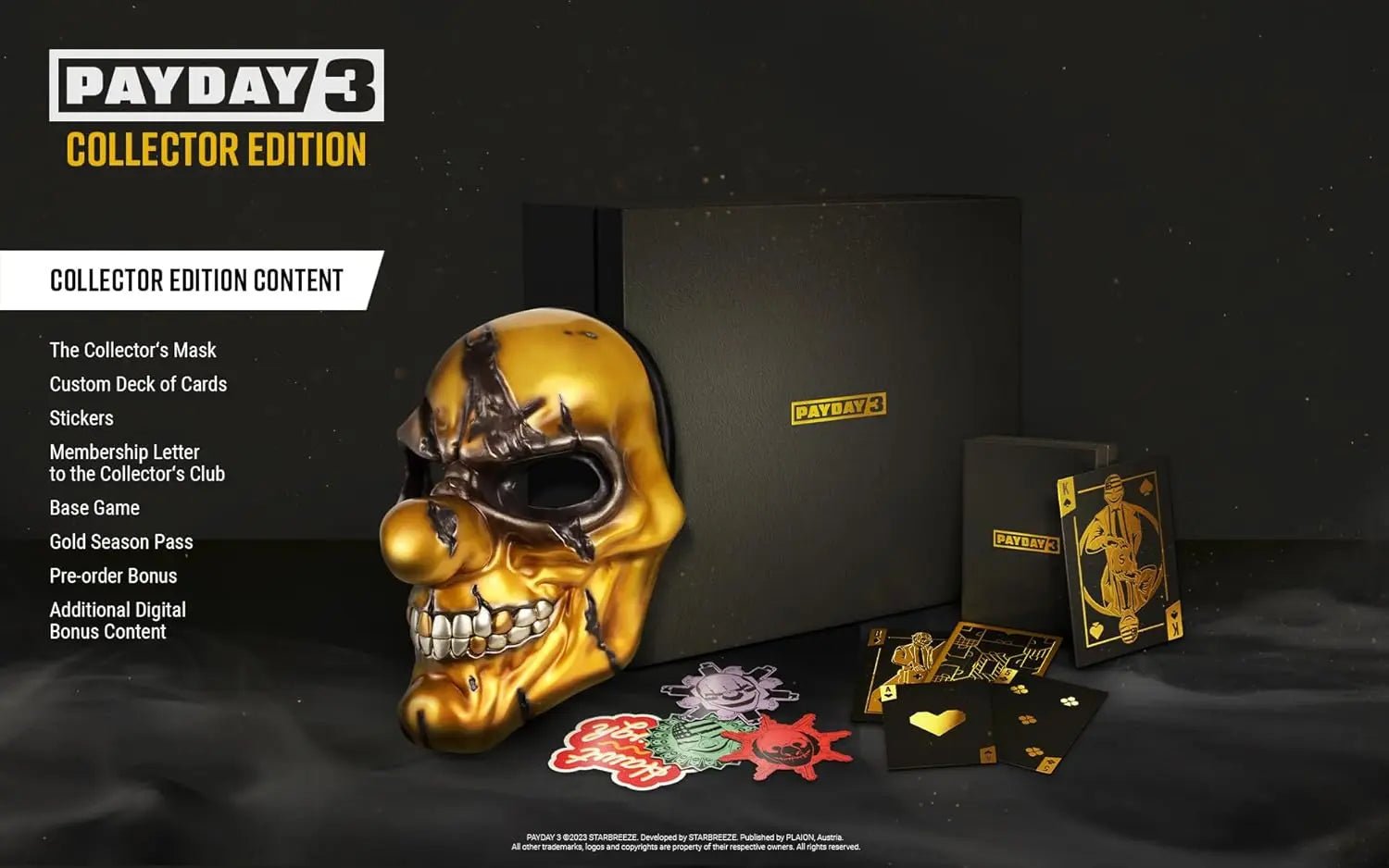 PAYDAY 3 Collector Edition PS5 - Jeux Vidéo Physique - Deep Silver - Shop Just for Games