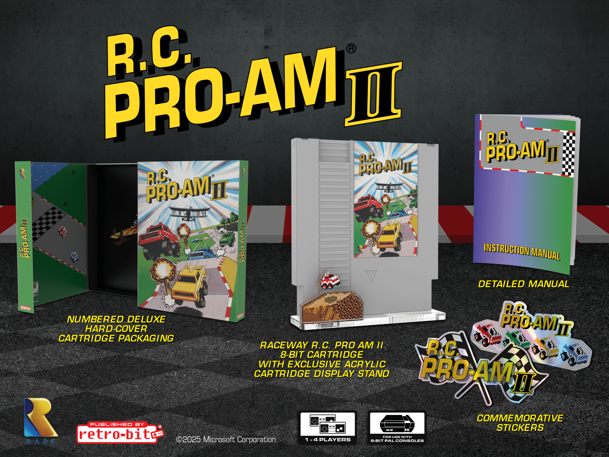 R.C. Pro - Am II Edition Cartouche NES (Version Europe PAL) - Jeux Vidéo Cartouche - retro - bit - Shop Just for Games