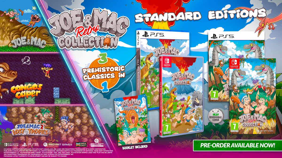 Joe & Mac Retro Collection Nintendo Switch