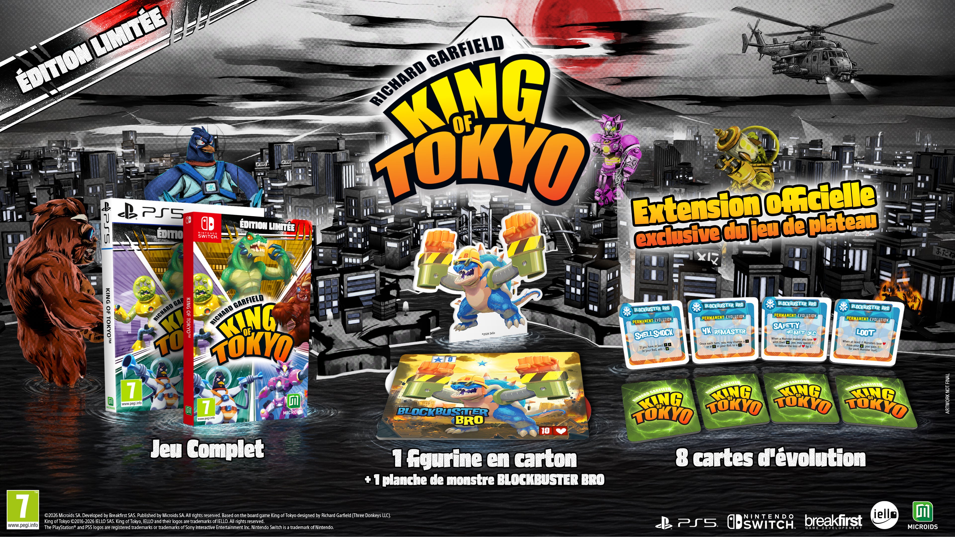 Richard Garfield King Of Tokyo Edition Limitée SWITCH