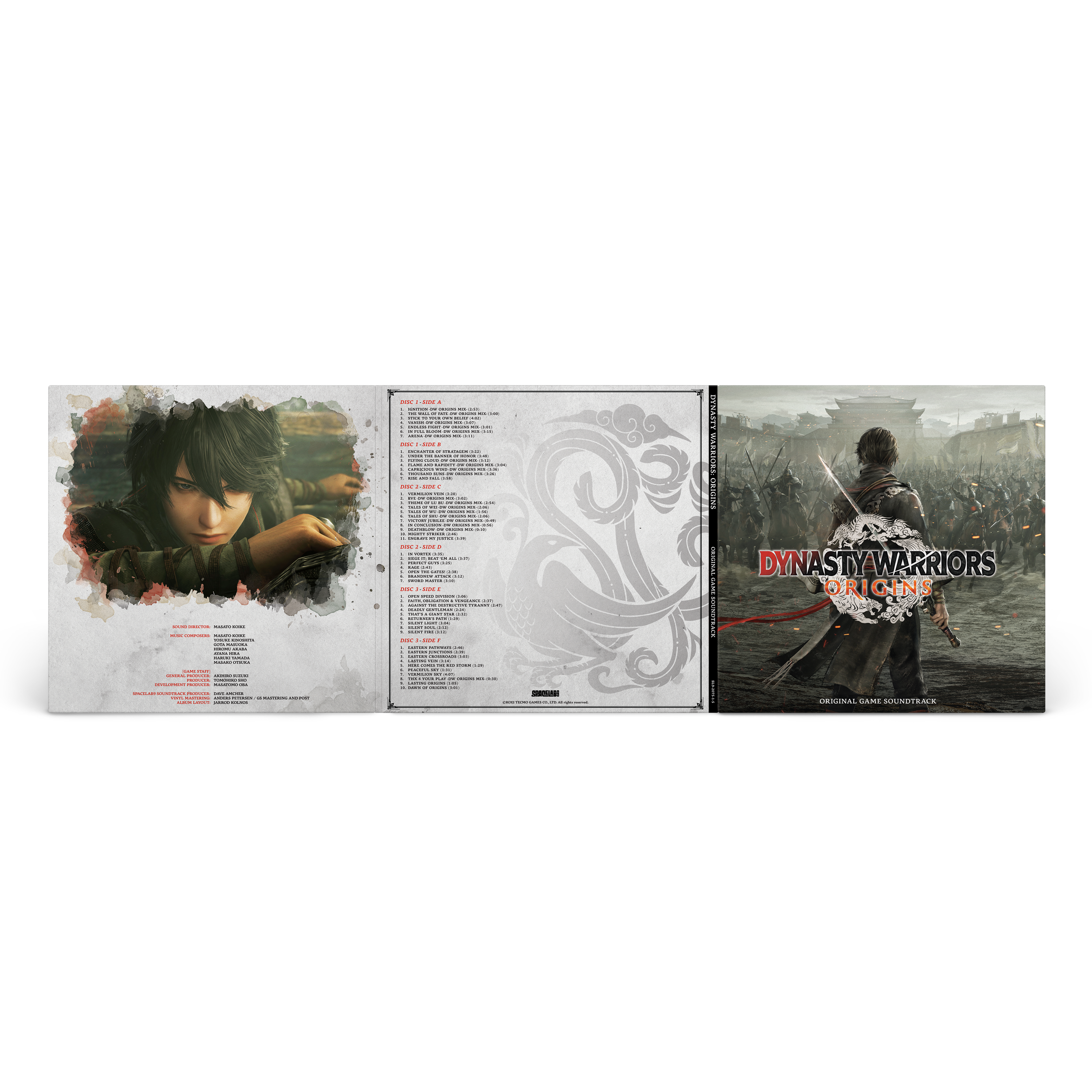 Dynasty Warriors: Origins OST Vinyle 3LP