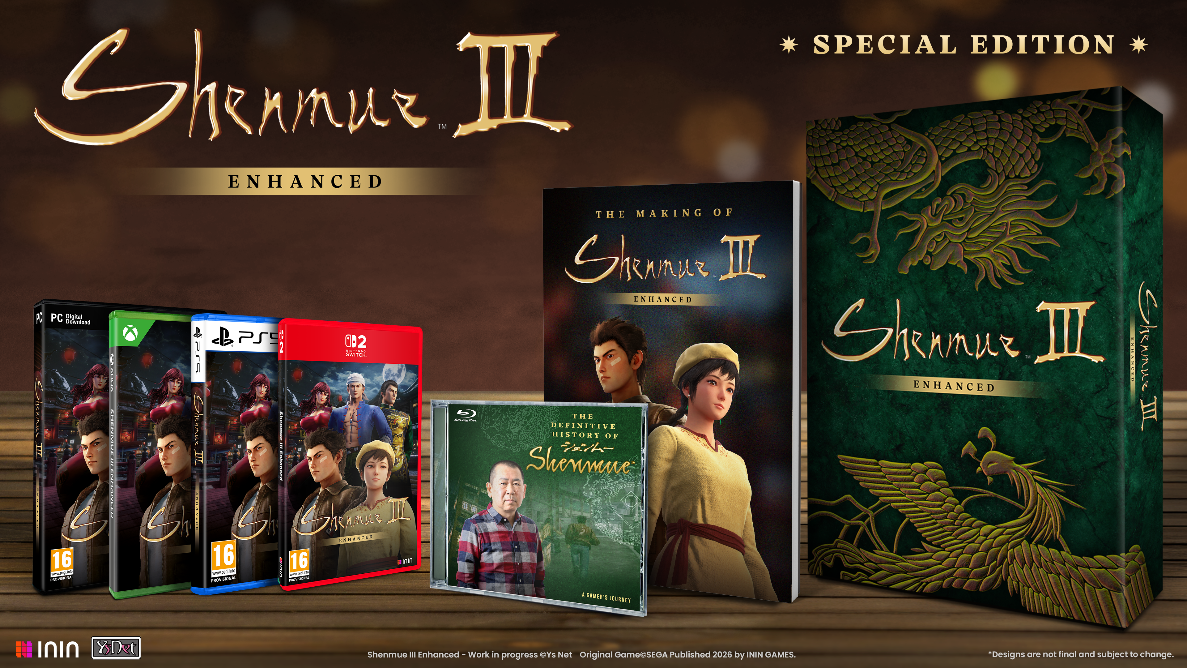 Shenmue III Enhanced - Special Edition PC (Steam Code)