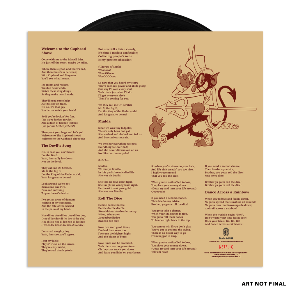 The Cuphead Show! Vinyle 2LP - Vinyles - iam8bit - Shop Just for Games