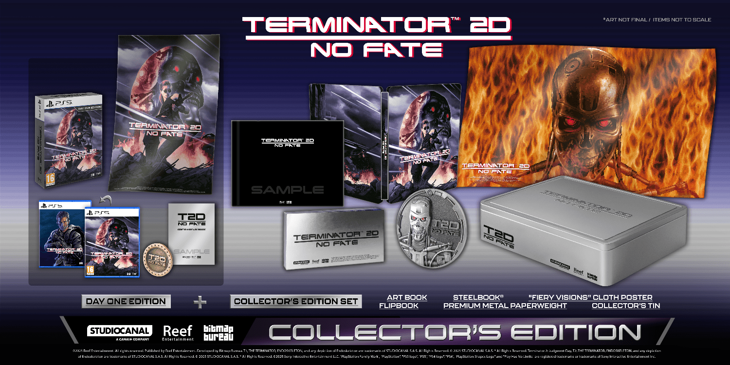 Terminator 2D No Fate Collector PS5 - Jeux Vidéo Physique - Reef Entertainment - Shop Just for Games