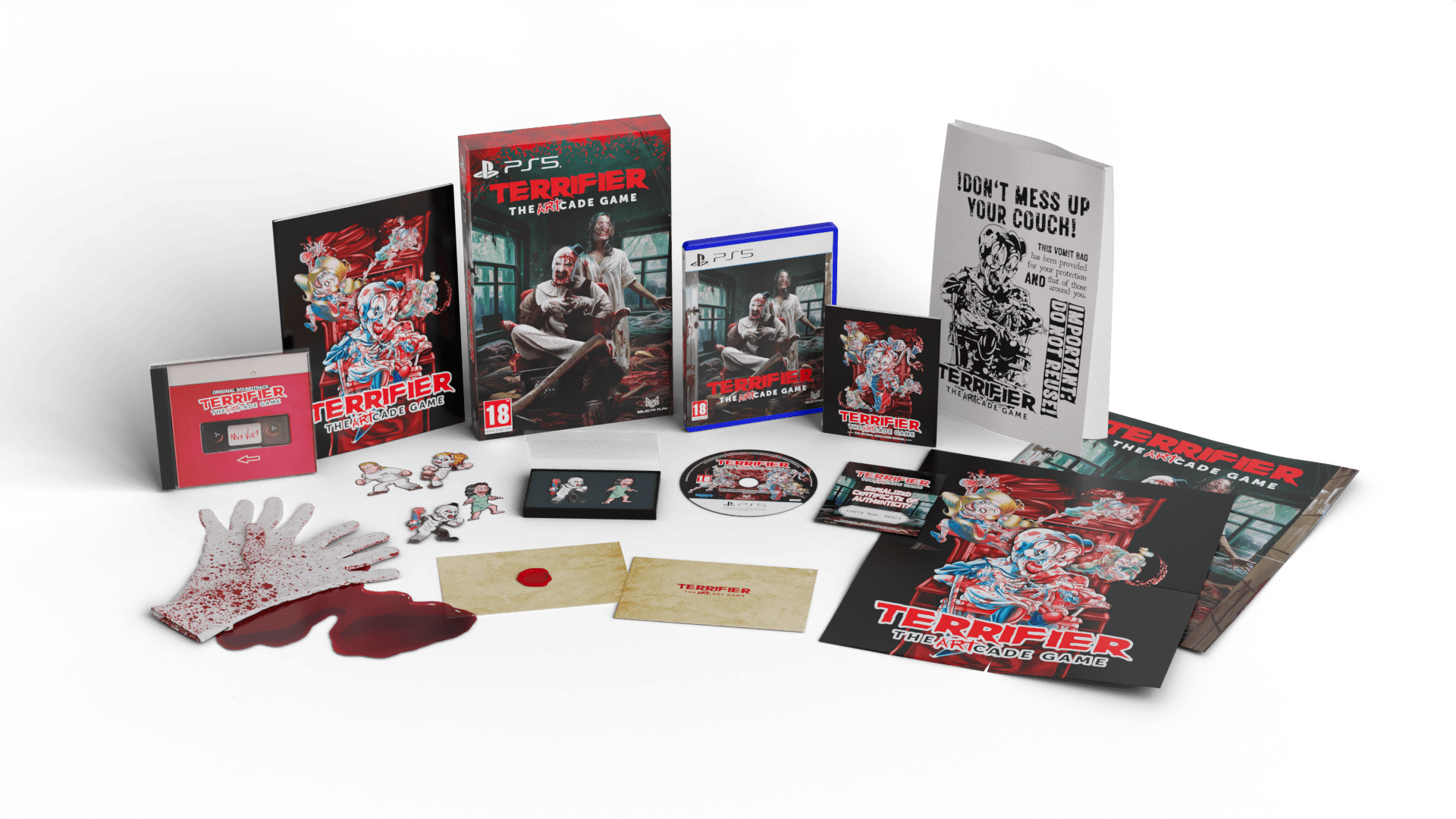 Terrifier The ARTcade Game Collector's Edition PS5 + BONUS - Jeux Vidéo Physique - SELECTA PLAY - Shop Just for Games