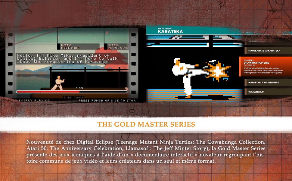 The Making of Karateka Nintendo Switch - Jeux Vidéo Physique - Clear River Games - Shop Just for Games