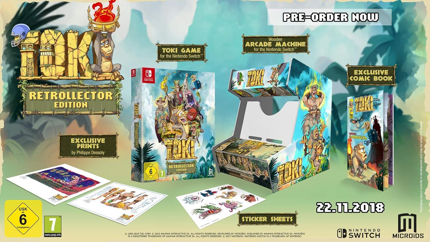 Toki Retrollector Edition Switch - Jeux Vidéo Physique - MICROIDS - Shop Just for Games